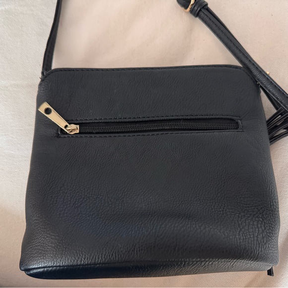 Michael Kors Black Crossbody Bag w/ Gold Accents, max 30” drop strap - Picture 4 of 5